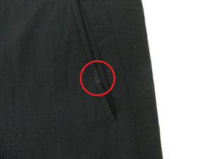 YOHJI YAMAMOTO POUR HOMME/ヨウジヤマモト プールオム ウール100％ テーパードパンツ 中古  ズボン 毛 ブラック 黒 メンズ ブランド シンプル