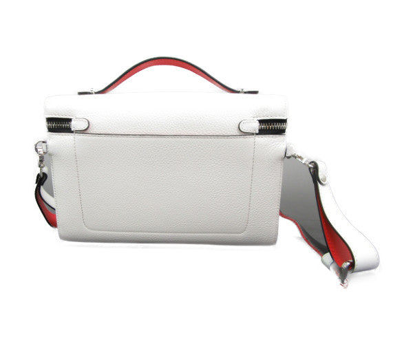 Christian Louboutin kypipouch バニティバブ 中古  ハンドショルダー、ボディ、ウエスト、レザー、ホワイト、レッド