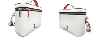Christian Louboutin kypipouch バニティバブ 中古  ハンドショルダー、ボディ、ウエスト、レザー、ホワイト、レッド