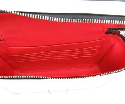 Christian Louboutin kypipouch バニティバブ 中古  ハンドショルダー、ボディ、ウエスト、レザー、ホワイト、レッド