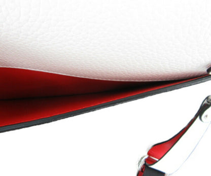 Christian Louboutin kypipouch バニティバブ 中古  ハンドショルダー、ボディ、ウエスト、レザー、ホワイト、レッド