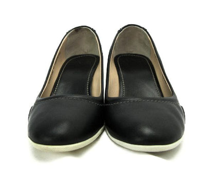 BALLY ウェッジソール レザー パンプス 中古 FARMAS、ブラック、ゴム