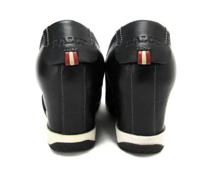 BALLY ウェッジソール レザー パンプス 中古 FARMAS、ブラック、ゴム