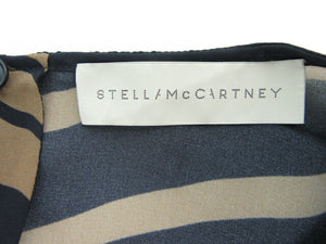 STELLA McCARTNEY/ステラマッカートニー シルク ワンピース 36 中古  レディース、絹100%、ブラウン、ブラック、シュート