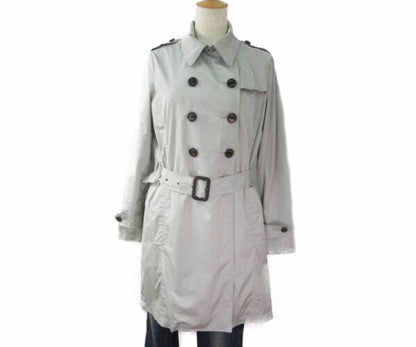 SEALUP/シーラップ トレンチコート 42 中古  スプリング グレー レディース ポリエステル レザー