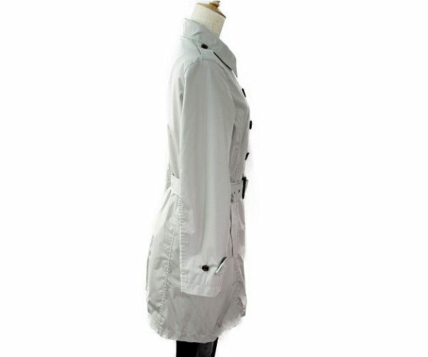 SEALUP/シーラップ トレンチコート 42 中古  スプリング グレー レディース ポリエステル レザー