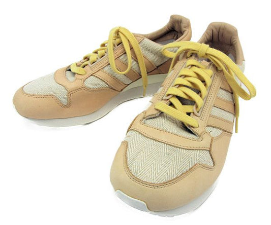 adidas originals/アディダス オリジナルズ ZX 500 OG Nigo 27.5cm 中古  m21518 ニゴ コラボ ヌーディ アイボリー ローカット