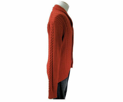 MACKINTOSH PHILOSOPHY/マッキントッシュ フィロソフィー ニット カーディガン 38 中古 オレンジ メンズ ポリエステル ショールカラー