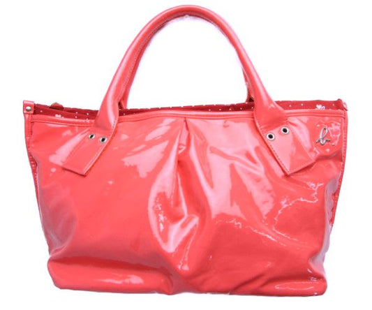 agnes b voyage/アニエスべー ボヤージュ ハンドバッグ 中古 ピンク レディース 鞄 ポリ塩化ビニール