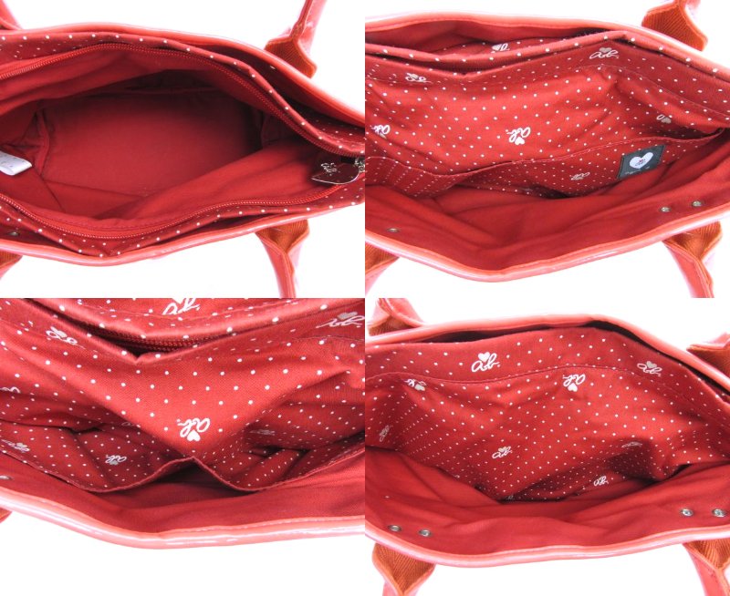agnes b voyage/アニエスべー ボヤージュ ハンドバッグ 中古 ピンク レディース 鞄 ポリ塩化ビニール