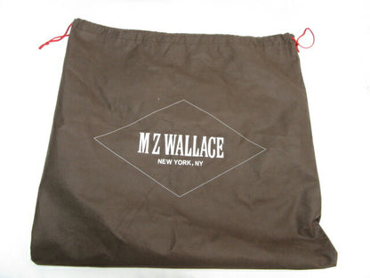 MZ WALLACE/エムジー ウォレス トートバッグ 中古 ゴールド ブラック キャンバス レザー レディース