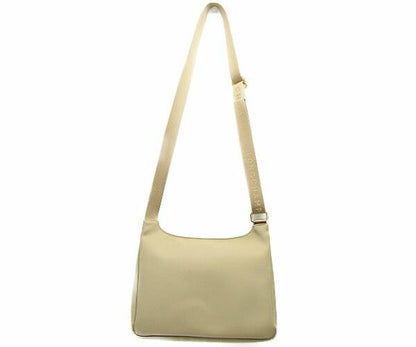 LONGCHAMP/ロンシャン プラネット ホーボー クロスボディバッグ 中古  2437002024 ショルダー ベージュ ゴールド レディース 鞄
