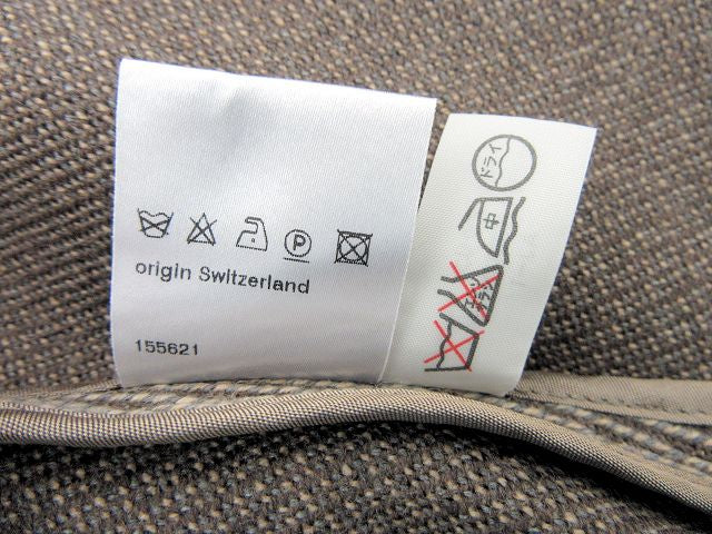AKRIS punto/アクリス プント ウール テーラードジャケット 6 中古  ブラウン レディース 茶 毛 ピンストライプ