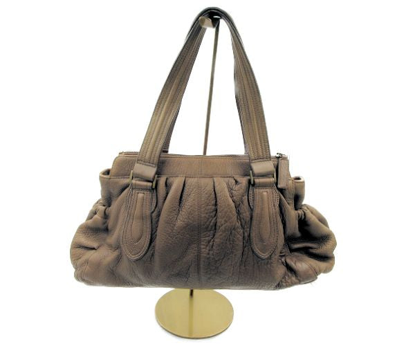 BARK TANNAGE レザー ハンドバッグ 中古 バークタンネイジ ブラウン 茶 鞄 本革