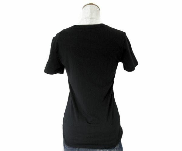 DIESEL/ディーゼル コットン 半袖 Tシャツ XSサイズ 中古 ブラック 黒 レディース ハート レインボー 綿