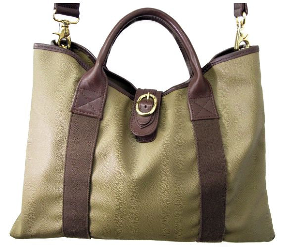 Orobianco/オロビアンコ レザー 2WAY トートバッグ 中古  ショルダー ベージュ ブラウン 茶 鞄