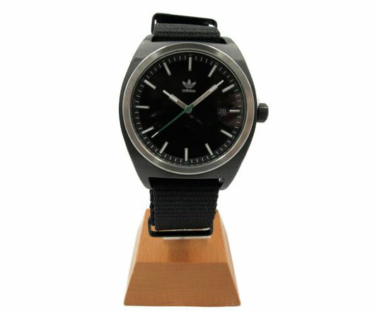 　adidas/アディダス CL4767　Process W2 クォーツ 腕時計 BLACK/SILVER/GREEN/BLACK ユニセックス メンズ レディース ブラック シルバー グリーン