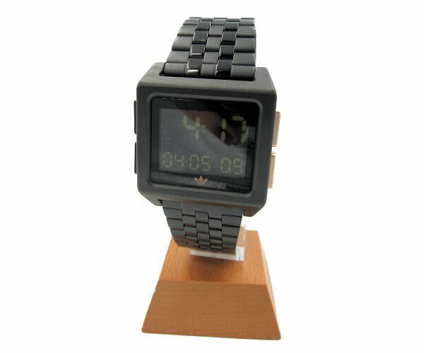 　adidas/アディダス CK3108 ARCHIVE M1 デジタル 腕時計 ALL BLACK/COPPER ユニセックス メンズ レディース オールブラック コッパー