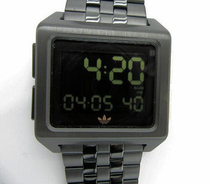 　adidas/アディダス CK3108 ARCHIVE M1 デジタル 腕時計 ALL BLACK/COPPER ユニセックス メンズ レディース オールブラック コッパー