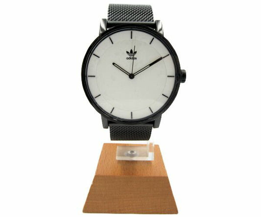 　adidas/アディダス CJ6327 DISTRICT M1 クォーツ 腕時計 BLACK/WHITE ユニセックス メンズ レディース ブラック ホワイト アナログ