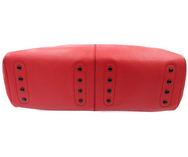 TOD'S/トッズ レザー トートバッグ 中古  レッド 赤 レディース 鞄