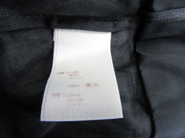 LOUIS VUITTON/ルイヴィトン ウール プリーツスカート 34 中古  レディース グレー 毛 コットン 綿 Sサイズ