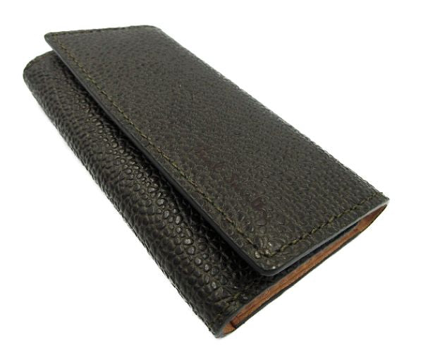 ポールスミス レザー 4連キーケース 中古  Paul Smith カーキ メンズ 牛革 本革