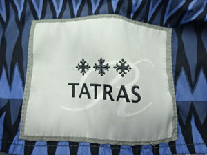 TATRAS/タトラス マウンテンパーカー 1 中古  ナイロン レディース ブルー 青 幾何学模様 Sサイズ