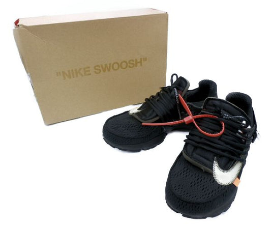 NIKE × OFF-WHITE/ナイキ × オフホワイト THE 10 : NIKE AIR PRESTO 28cm 中古  AA3830-002 エアプレスト プレミア メンズ スニーカー 靴
