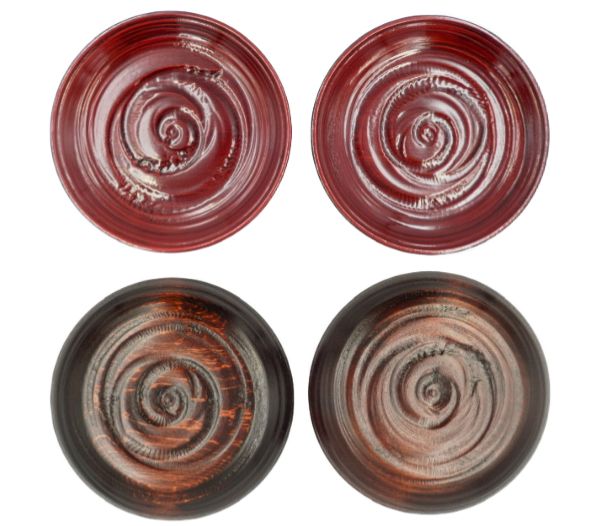 後藤塗 銘々皿 5枚 伝統的工芸品 香川の漆器 讃岐漆器 中古 漆塗り 天然木製 百合屋工房 漆塗装 伝統工芸 箱(ｹｰｽ)付