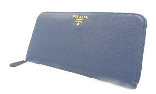 PRADA サフィアーノ レザー ラウンドファスナー 長財布 中古  プラダ 1ML506 本革 サイフ ブランド おしゃれ レディース