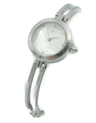 4℃ ステンレススチール クォーツ 腕時計 中古  ヨンドシー 374613201 アナログ シルバー レディース ブランド