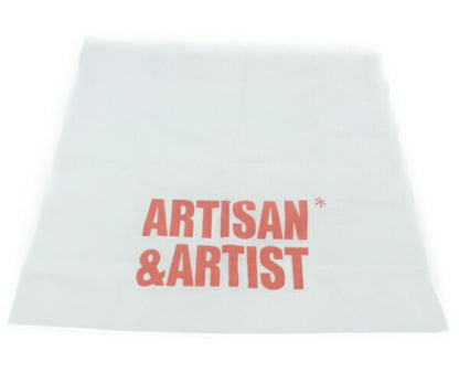 未使用品 ARTISAN＆ARTIST アルティザン&アーティスト ナイロン ハンドバッグ 中古  ピンク ブラウン 小さめ ミニ レディース カジュアル
