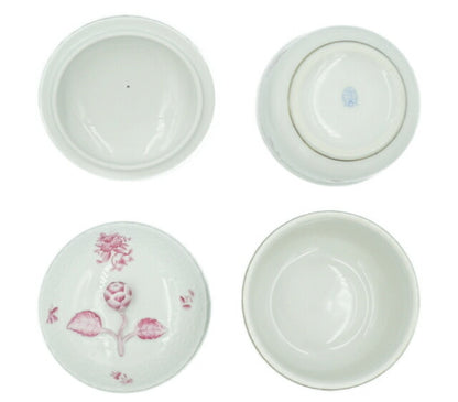 HEREND/ヘレンド 蓋付き シュガーポット 中古  磁器 洋食器 ブランド 小物入れ