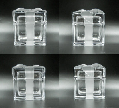 TIFFANY&Co. クリスタルボックス 中古  ティファニー ジュエリーボックス ガラス ケース 小物入れ 箱