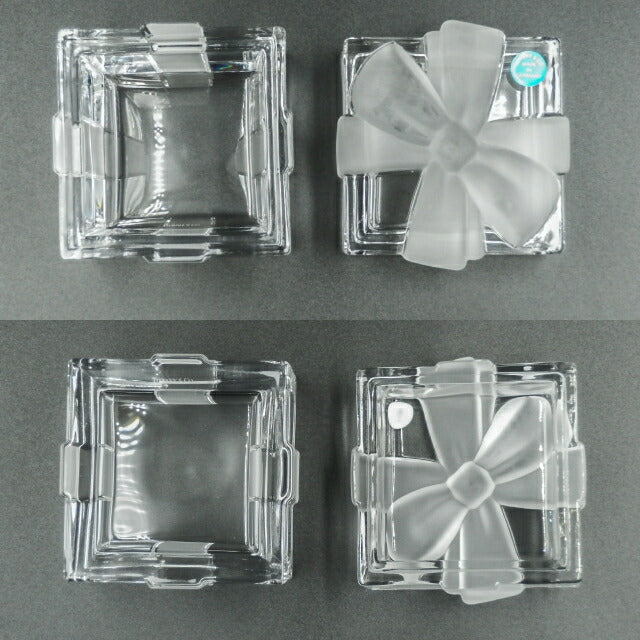 TIFFANY&Co. クリスタルボックス 中古  ティファニー ジュエリーボックス ガラス ケース 小物入れ 箱