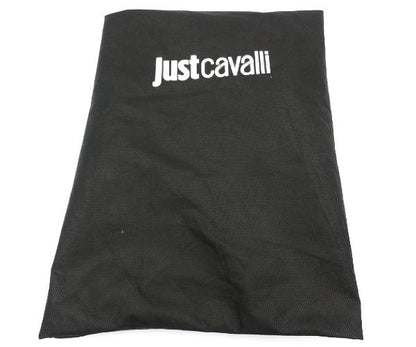 Just Cavalli ジャストカヴァリ キャンバス トートバッグ 中古  レオパード ヒョウ柄 オレンジ 大きめ 大容量 レディース