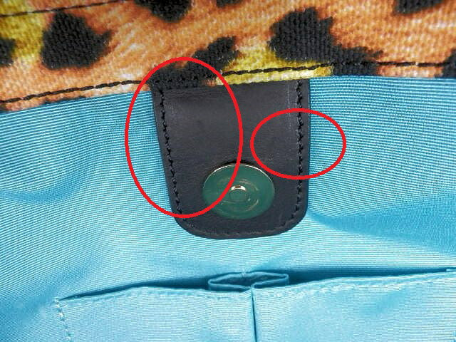 Just Cavalli ジャストカヴァリ キャンバス トートバッグ 中古  レオパード ヒョウ柄 オレンジ 大きめ 大容量 レディース
