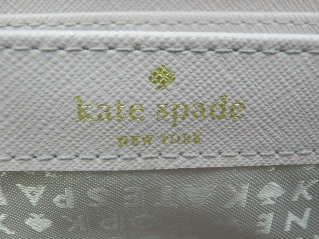 Kate spade ラウンドファスナー 長 財布 中古  ケイトスペード WLRU2669 レザー 本革 ブランド レディース