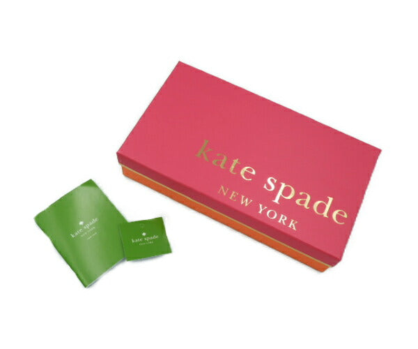 Kate spade ラウンドファスナー 長 財布 中古  ケイトスペード WLRU2669 レザー 本革 ブランド レディース