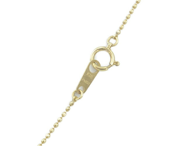 K18YG PG Pt850 ボールチェーン ネックレス 中古  アクセサリー ジュエリー イエローゴールド ピンクゴールド