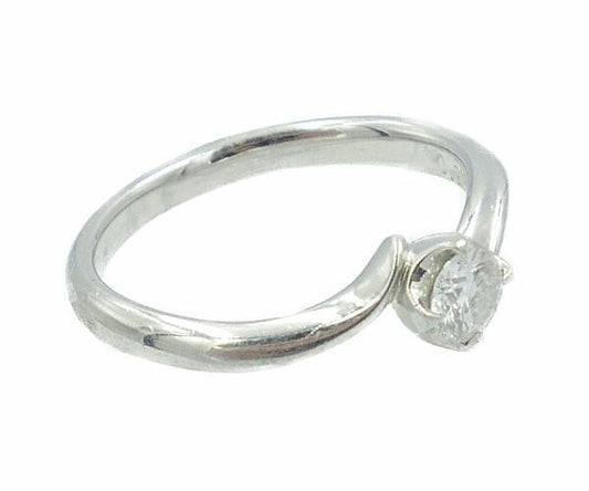 4℃ ヨンドシー pt950 ダイヤ 0.225ct リング 10号 中古  アクセサリー ジュエリー 指輪 プラチナ ダイヤモンド ブランド