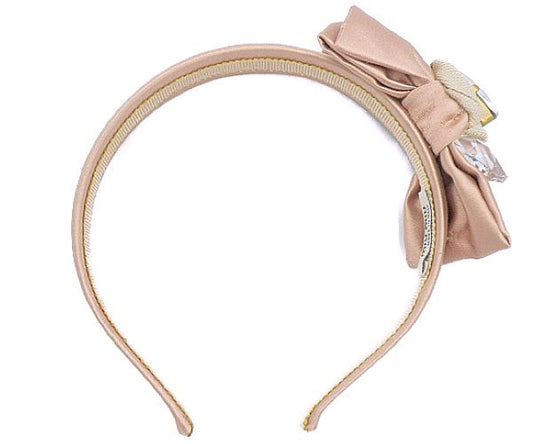 miu miu ミュウミュウ ビジュー リボン カチューシャ 中古  ヘアアクセサリー 髪飾り レディース ブランド フェミニン
