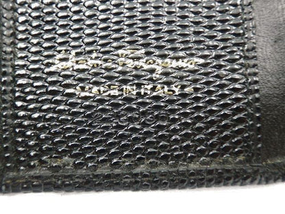Salvatore Ferragamo サルヴァトーレフェラガモ ヴァラ 6連 キーケース 中古  レザー ブラック 黒 レディース ブランド