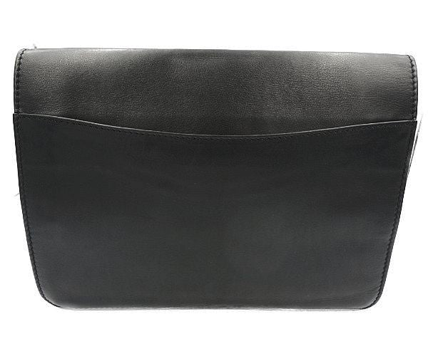 CELINE セリーヌ レザー セカンドバッグ 中古  ブラック 黒 クラッチバッグ 鞄 ブランド シンプル おしゃれ