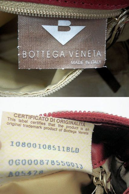 BOTTEGA VENETA ボッテガヴェネタ イントレチャート 2way ボストンバッグ 中古  10800108511 レッド 赤 ショルダーバッグ 鞄 レディース ミニ