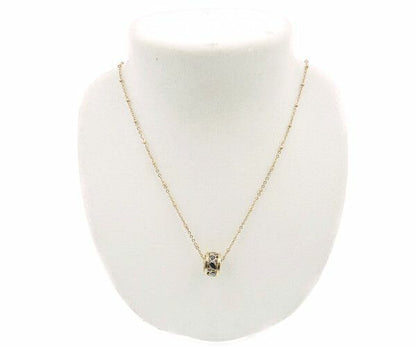 FolliFollie フォリフォリ リングトップ ネックレス 中古  ラインストーン ピンクゴールド レディース アクセサリー
