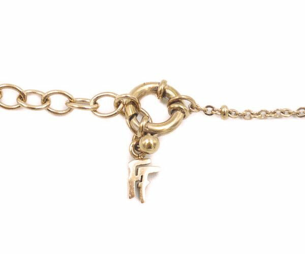 FolliFollie フォリフォリ リングトップ ネックレス 中古  ラインストーン ピンクゴールド レディース アクセサリー