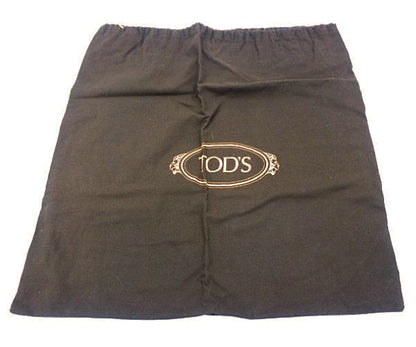 TOD'S トッズ ナイロン レザー ショルダーバッグ 中古  ブラウン 茶 ブランド 鞄 カジュアル レディース