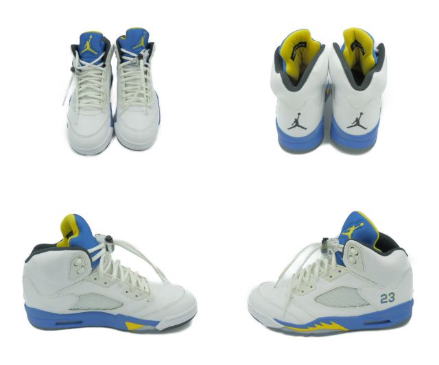 NIKE エアジョーダン 5 レトロ スニーカー 26.5 中古  ナイキ 136027-189 ハイカット 靴 AIR JORDAN ブランド 通勤